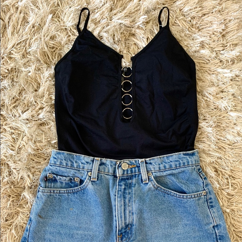 Vintage Ralph Lauren Shorts w/ Chic One Piece
